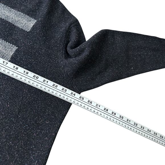 Robert Graham Vostok Sweater Men’s XL Gray Multicolor Confetti Knit Silk Wool - Picture 9 of 11